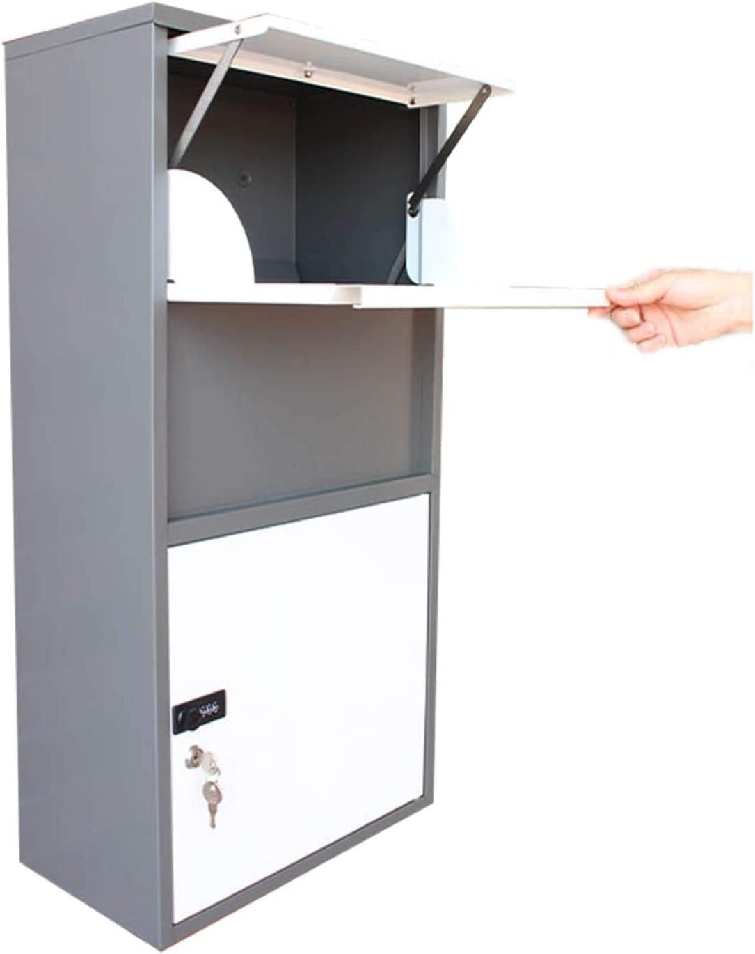 Exquisite Mailbox Mailbox Metal Post Box High Capacity Commercial Grade Drop Box Modern Freestanding Letter Box Safe and Secure Parcel Box Safer