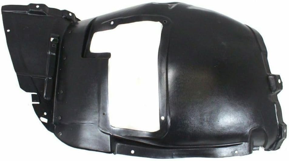 Ser_Cpe LH Left Drive Side wheel liner /E92 Front Section Plastic for BMW for 335i Base 07-13 & M Sport 08-10 Rivet-on-Attachment Type Black Matte 12516-20 51717162831, Rapid shipment