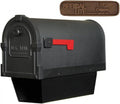 Special Lite Savannah Curbside Mailbox with Paper Tube - Copper Aluminum Mailbox for Post Mount - SCS-2014-CP