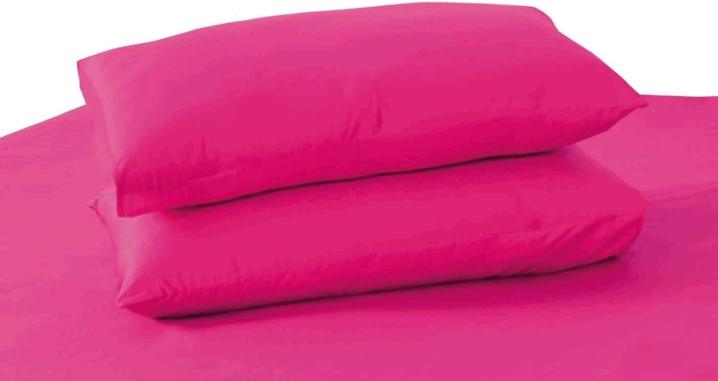 Queen Comforter Set Egyptian Cotton 1000 Series Hot Pink 400 GSM Queen Size Comforter Set (Comforter + 2 Pillowcases) Comforter for Queen Size Bed
