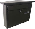 MELPHI Locking Mailbox Wall Mounted, Locked Mailboxes for Outside, Waterproof, Metal Mailbox with Combination Lock, Collection Boxes, Hanging Secure Post Box (Color : Password Type)