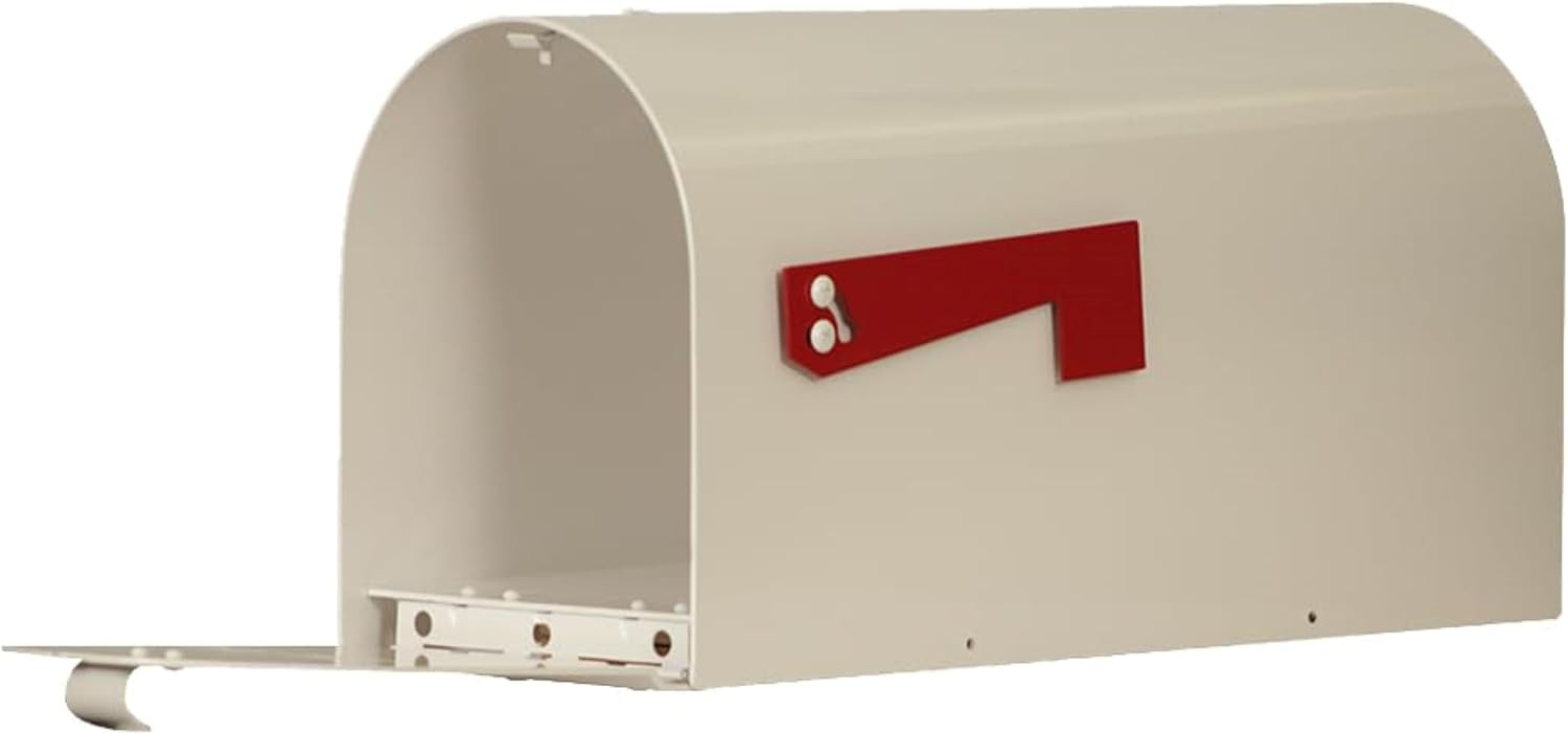 Special Lite Titan Aluminum Curbside Mailbox - White Aluminum Mailbox for Post Mount - SCH-1016A-WH