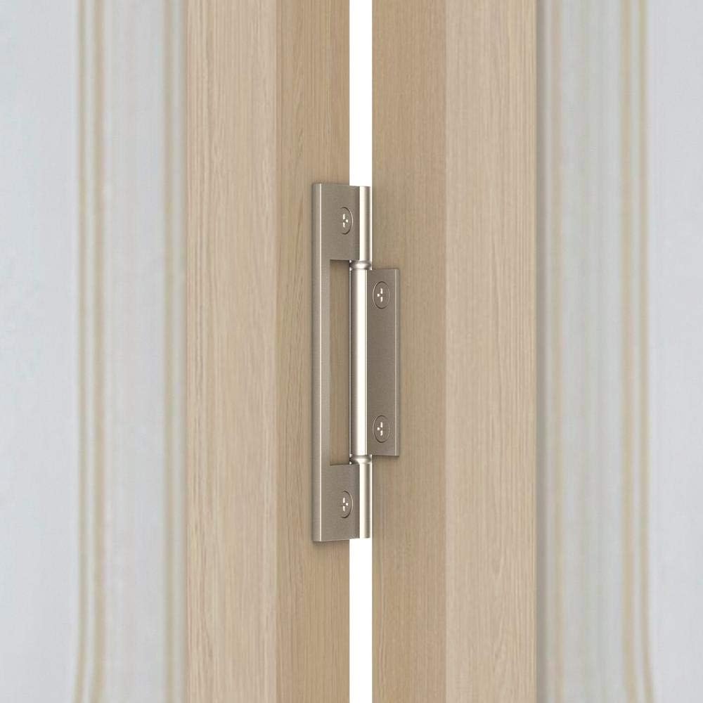 LTL Home Products 864720 Pantry Half Glass Bifold Interior Wood Door, 24' x 80', Unfinished Pine