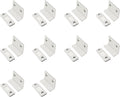 10-1PCS L-Shaped Magnetic Door Closer Self-Adhesive Invisible Cabinet Door Suction Wardrobe Magnetic Strip Patch Stopper(Silvery 10pcs)