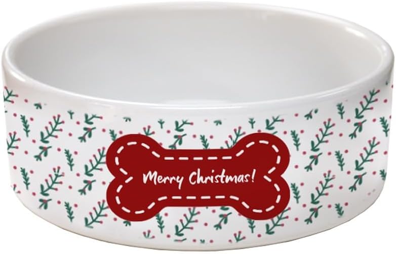 JPPlus White Ceramic Sublimation Pet Bowls for Dye Sublimation Heat Transfer (6 Inch (Case of 24))