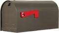 Special Lite Titan Steel Curbside Mailbox - Mocha Steel Mailbox for Post Mount - SCH-1016-S-MOC