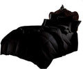 Queen Comforter Set Egyptian Cotton 1000 Series Black 400 GSM Queen Size Comforter Set (Comforter + 2 Pillowcases) Comforter for Queen Size Bed