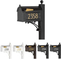 Whitehall Products Modern Deluxe Capitol Mailbox Post Package