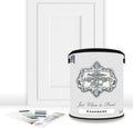ALL-IN-ONE Paint by Heirloom Traditions, Cashmere (True White), Gallon - Durable cabinet and furniture paint. Built in primer and top coat, no sanding needed. Includes our 30 featured color card.