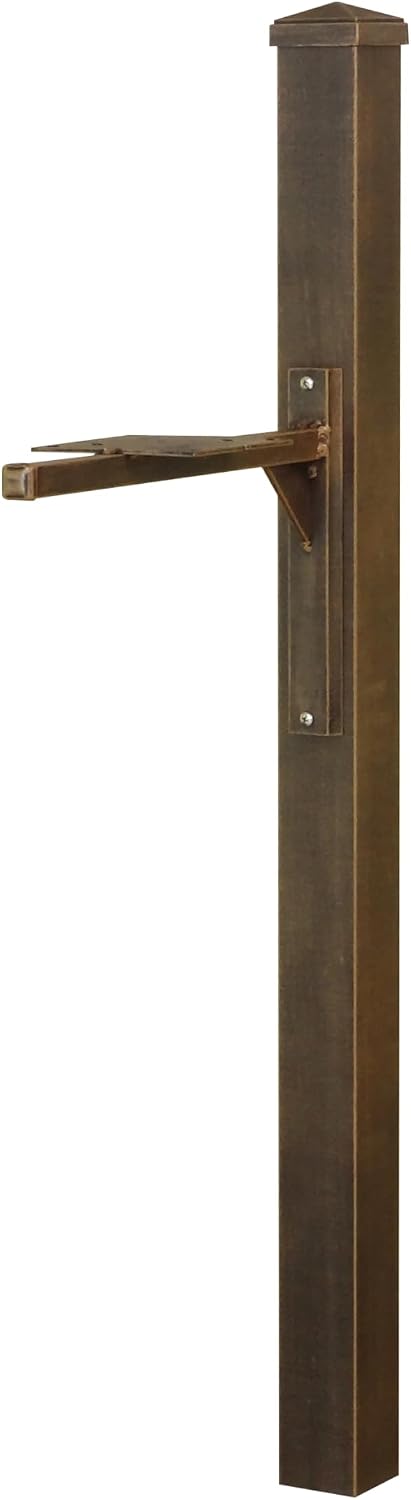 Special Lite Wellington Mailbox Post - Copper Aluminum Post for Curbside Mailbox - SPK-720-CP