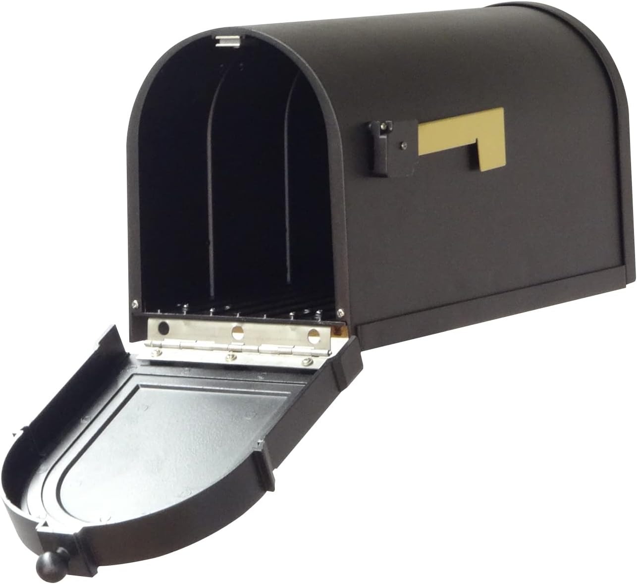 Special Lite Berkshire Curbside Mailbox - Black Aluminum Mailbox for Post Mount - SCB-1015-BLK