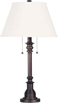 Kenroy Home 30437BRZ Spyglass Table Lamp with Bronze Finish, Classic Style, 30.5' Height, 17' Width, 17' Depth