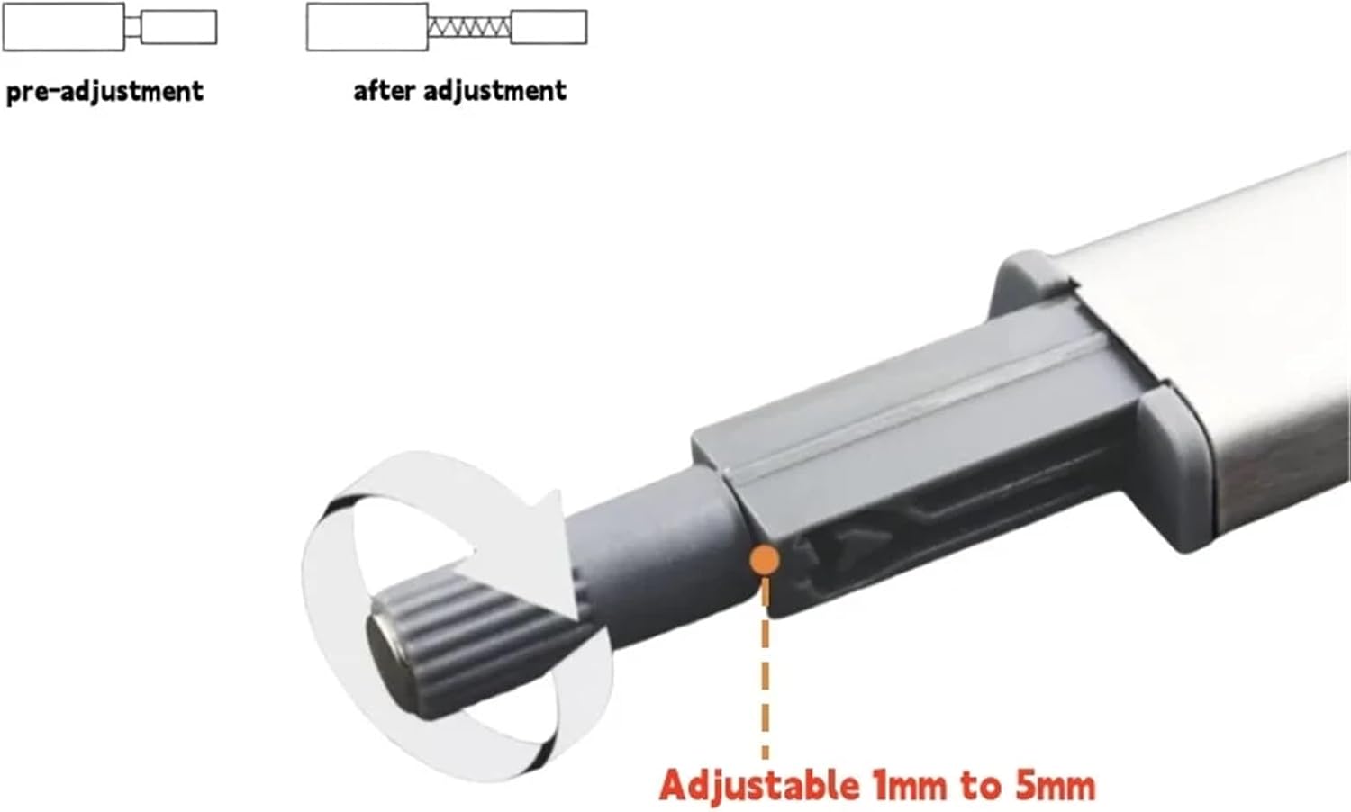 10Pcs Magnetic Push Latches for Cabinets Push to Open Cabinet Hardware Touch Damper Buffers Drawer Latch Door Stopper