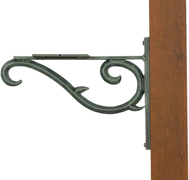Sorrento Mounting Bracket - Verde Green Aluminum Mounting Bracket for Mailbox - PRO-SOR-FS-VG