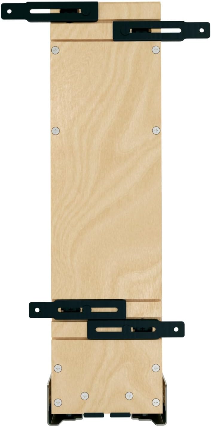 Rev-A-Shelf 5' Craftsman Collection Solid Maple Base Cabinet Pullout w/Tray Divider/Foil Wrap Holder, Black Accents and BLUM Soft-Close Slides for 9' Base Cabinets