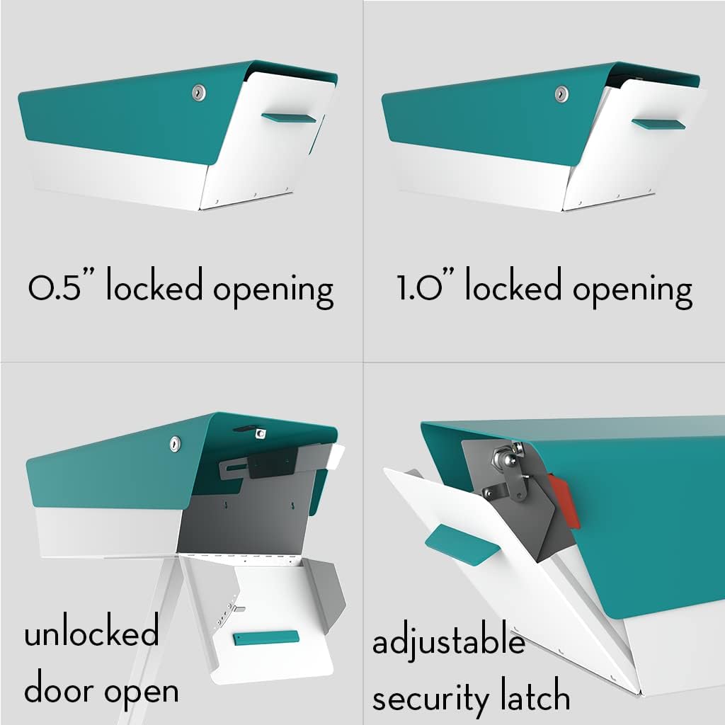 modbox USA Modern Locking Curbside Mailbox | Custom Color Combination