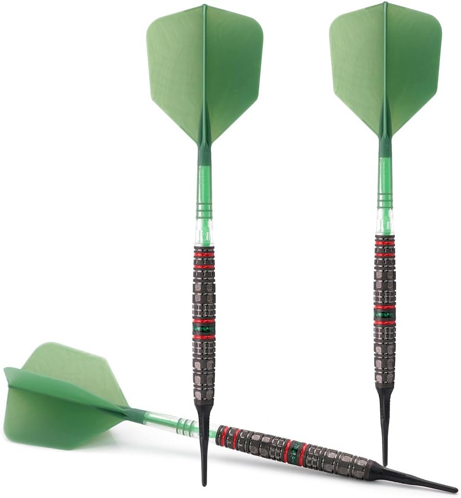 CUESOUL Engine 18/19/20/21g Soft Tip 90% Tungsten Dart Set with Oil Paint Finished and Unifying ROST T19 Carbon Flight