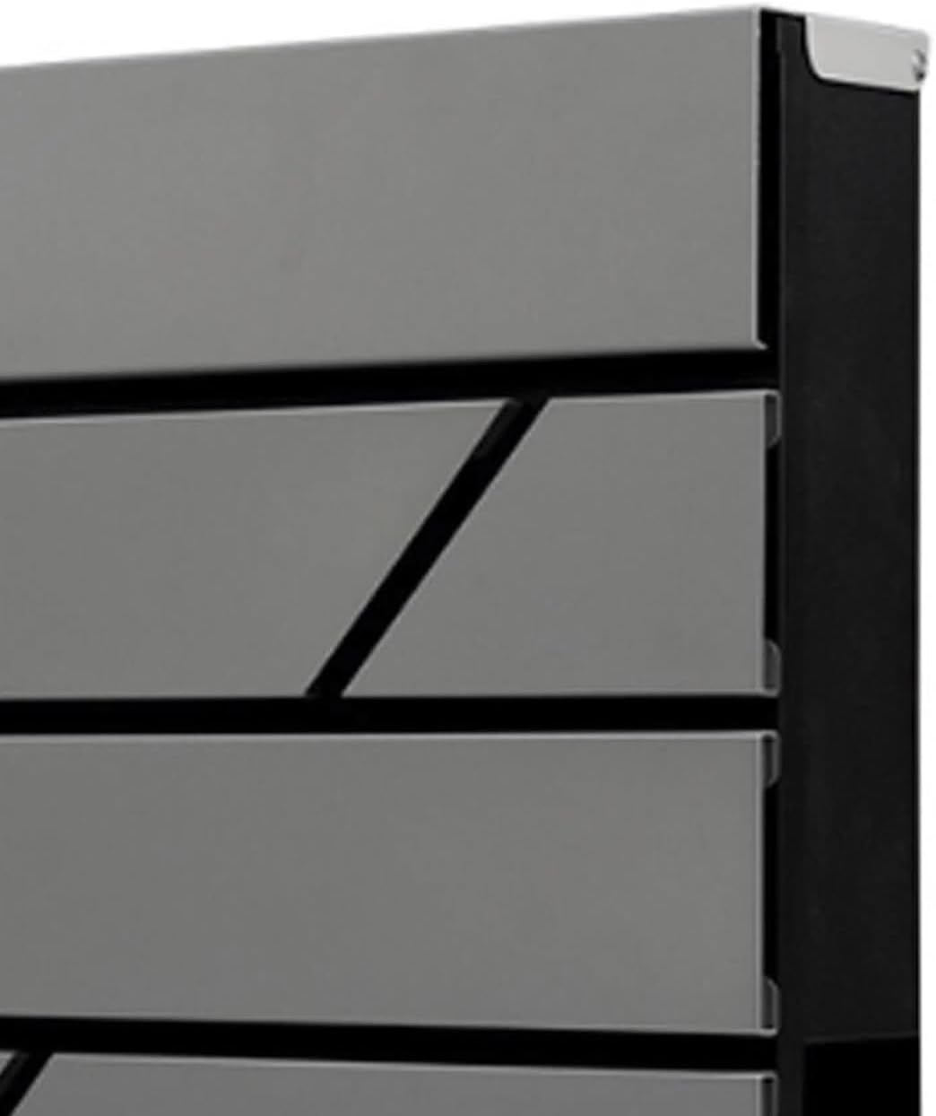 Metal Mailboxes Modern Wall Mount Mailbox Rustic Drop Box for Front Door Fence Garden Comment Box,with Lock Hanging Post Box