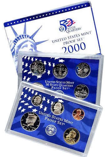 1959-2009 US MINT BU PROOF SETS IN OGP w/COA'S -51 YEARS!