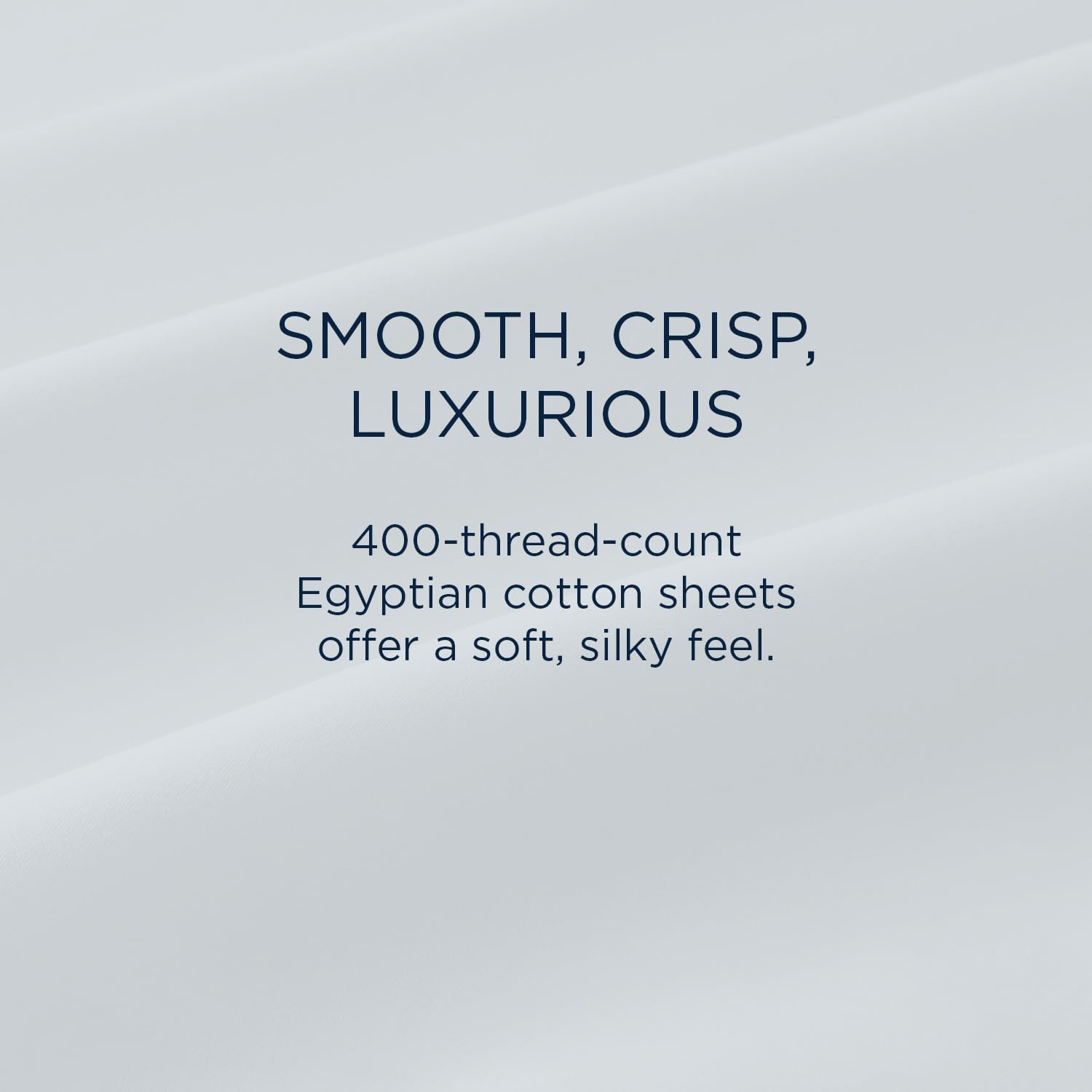 TEMPUR Luxe Egyptian Cotton Sheet Set Sleepy Blue - Full