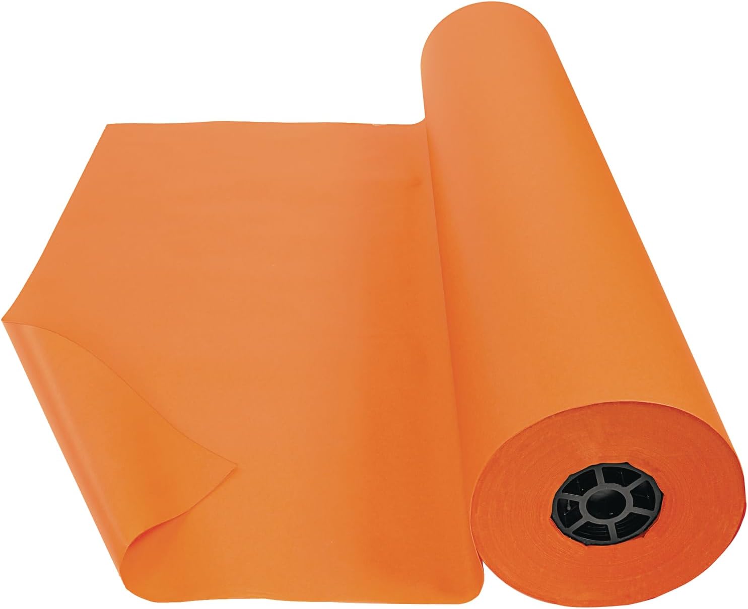 Colorations Arts and Crafts Paper Roll - Orange, Dual Surface, Finger Paints, Painting, Watercolors, Acrylic Paints, Wall Art, Bulletin Board Paper, Kids Crafts (Item # DSOR), 36' x 1000' (1 Roll)
