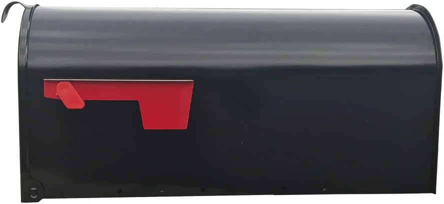 4Ever Products The Homestead Vinyl/PVC Mailbox Post (Includes Mailbox) - Parent (White Reflective Numbers)