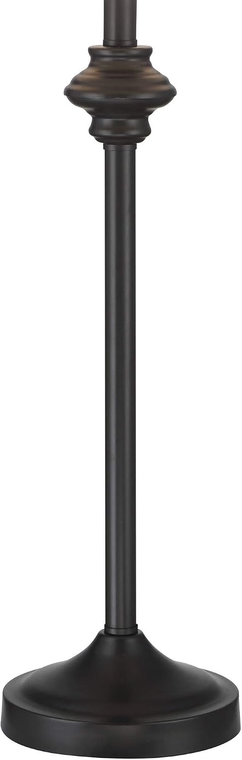 360 Lighting Lynn 26' Tall Skinny Buffet Modern Table Lamps Set of 2 Black Finish Metal Living Room Bedroom Bedside Nightstand House Office Home Reading Kitchen Entryway Console Family Dining