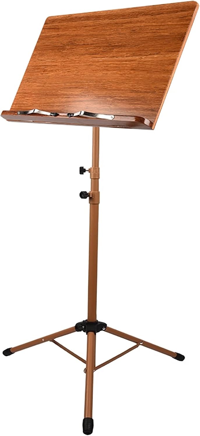 Stylish Music Stand Professional-Grade Sheet Music Stand Portable Wooden Music Stand Adjustable for Musicians, Versatile Music Stand for Any Occasion, Elegant Music Stand for Home Or Studio