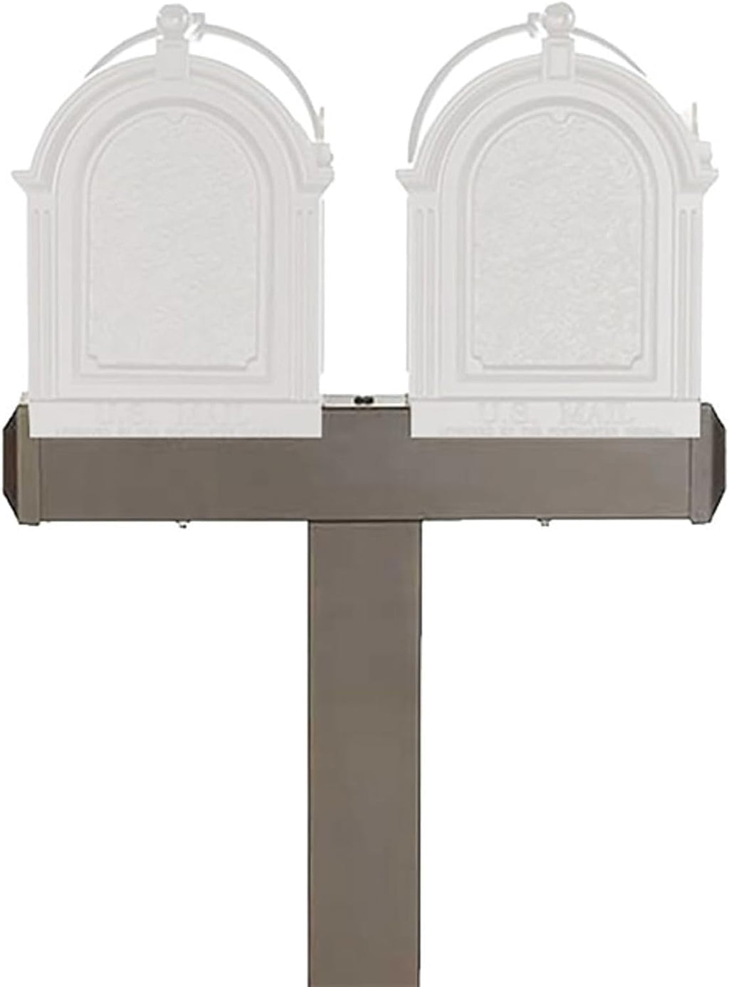 Whitehall Duo Mailbox Post Finish: French Bronze