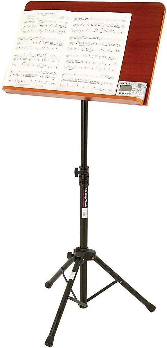 OnStage On-Stage SM7312W Conductor Music Stand with Wide Wooden Bookplate