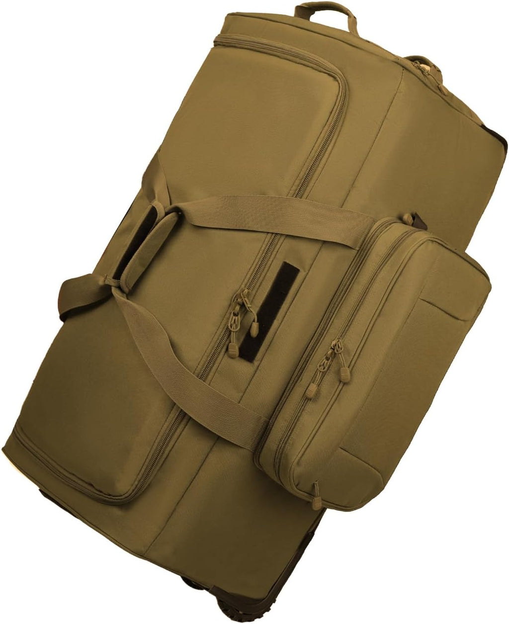 120L 3-Wheel Rolling Duffle Bag - Heavy Duty Military Deployment Bag, Durable Wheeled Duffle Luggage for Travel, Camping & Outdoor Adventures