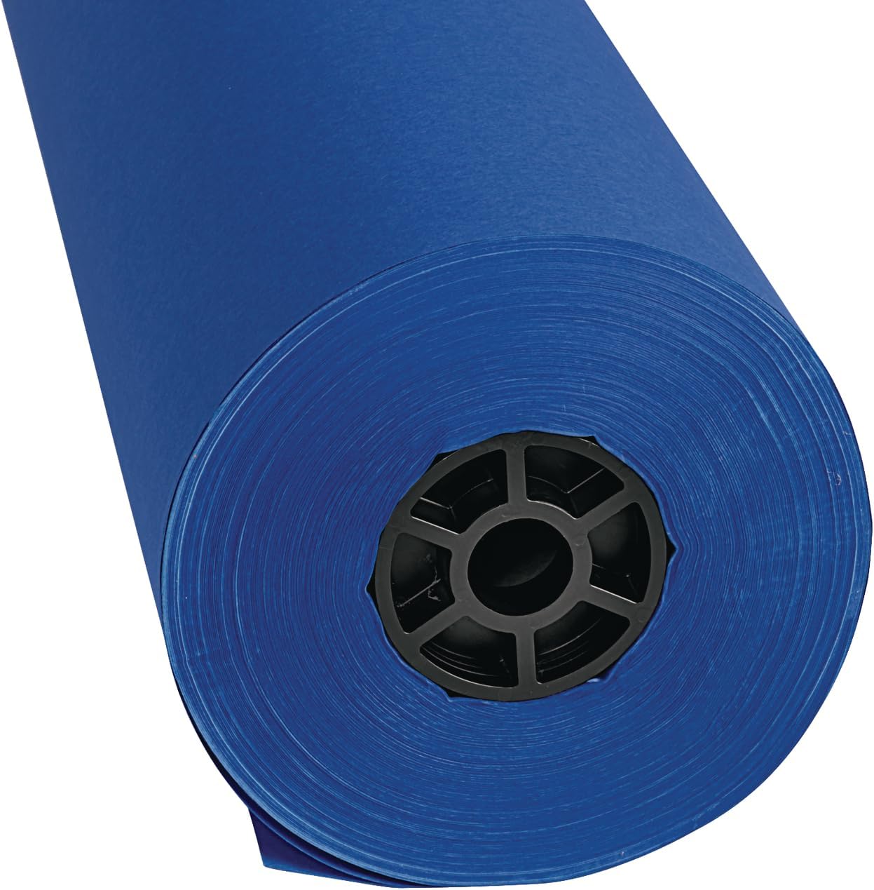 Colorations Arts and Crafts Paper Roll, Royal Blue, 36' x 1000', Textured Paper, Classroom Craft & Art Supplies, Bulletin Board, Gift Wrapping, Chalkboard Wallpaper