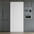 WINSTELLAR 36 x 80 2-Panel Molded Slab Doors Interior, Solid Core Bedroom Doors for Home, Closet, Bathroom, Pantry as Prehung, Pocket, French, Barn Door Slab, Paintable White Door Panel Swing Shaker