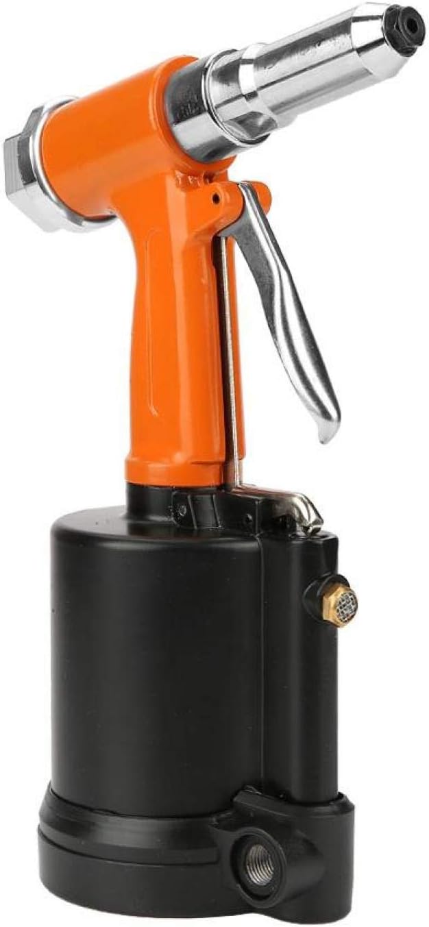 Riveters Inlet 1/4' Air Riveter, Industrial Pneumatic Rivet Nut Setting Kit Blind Rivet Gun Riveter Kit Set