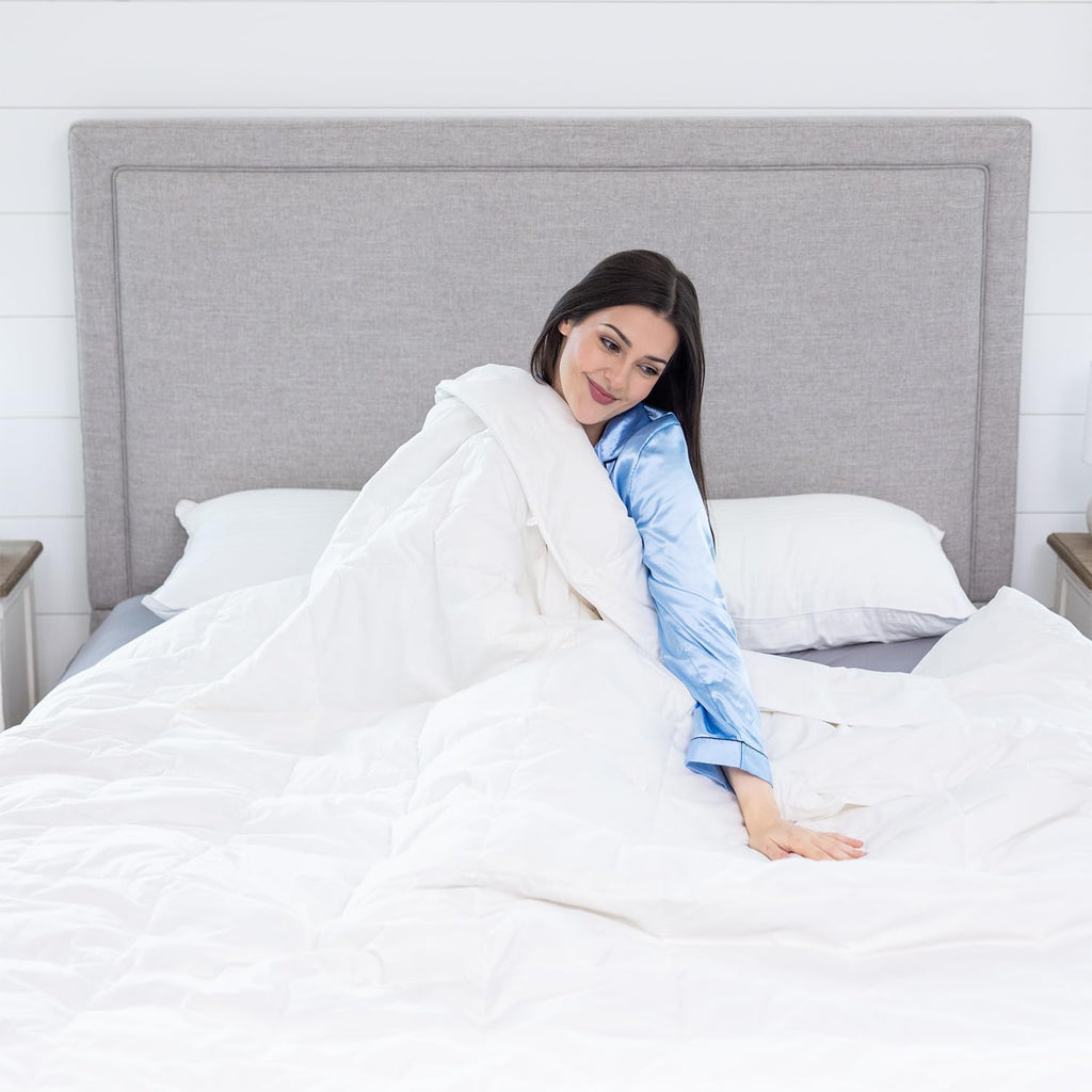 1 Piece 100% Egyptian Cotton 800 Thread Count Comforter Super King Plus Size (120' x 120') Inch 400 GSM Luxurious Hotel Collection Ultra-Soft Comforter - Plum Solid