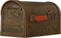 Special Lite Hummingbird Curbside Mailbox - Copper Aluminum Mailbox for Post Mount - SCB-1005-CP
