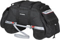 ViaTerra 100% Waterproof Claw Motorcycle Tail Bag (72L, Black) I Roll top Construction with Inner Liner I Free Outer Rain/Dust Cover I Fits Most Bikes
