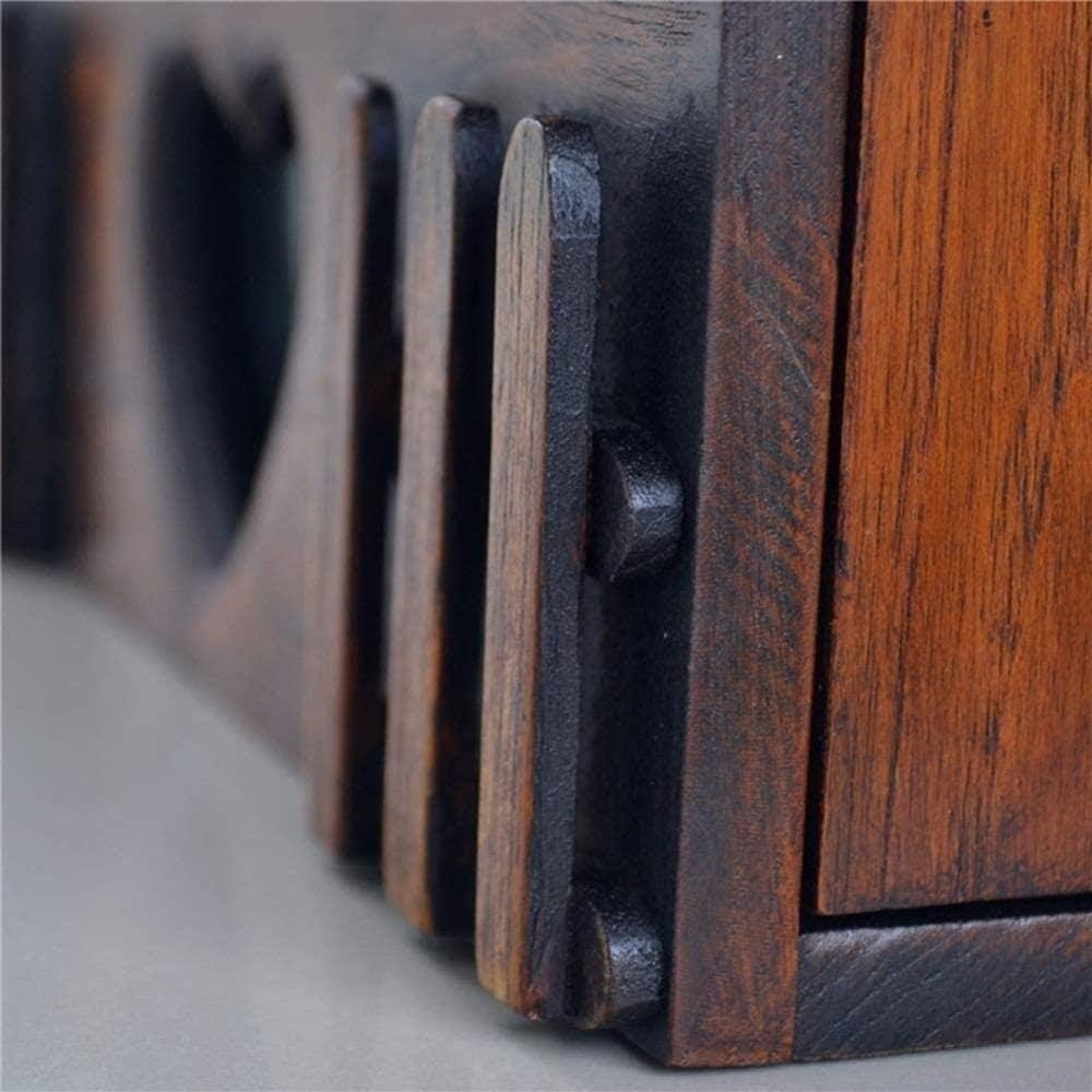 Mailbox Post Box Solid Wood Creative Outdoor Rainproof Home Wall Mounted Letter Box Lockable
