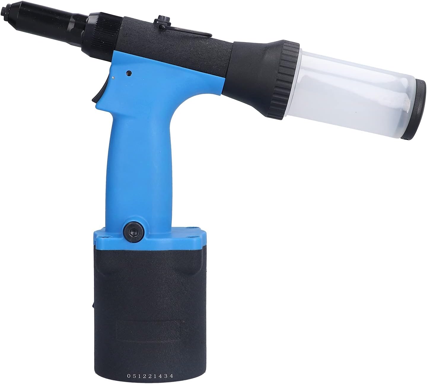 Pneumatic Rivet Gun KV - 7081X, Air Riveting Tool with 18.0KN Pulling Force, Self - Priming Hydraulic Design for 2.4-4.8mm Aluminum Iron Stainless Steel Rivets,