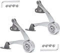 2 Pieces Lid Support Hinges Randomly Stop Door Hinges Adjustable Metal Lift and Up Hinges Cabinet Door Support Hinge