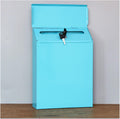Modern Delivery Letterbox Metal Mailbox Locking Comment Drop Box Payments Holder Postbox