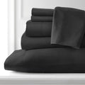 100% Giza Cotton, 1000 Thread Count, 6-PC Bed Sheet Set [Queen Size, Dark Grey Color] 18 inches Deep Pockets, Long Staple Cotton Breathable Soft Silky Sateen Weave