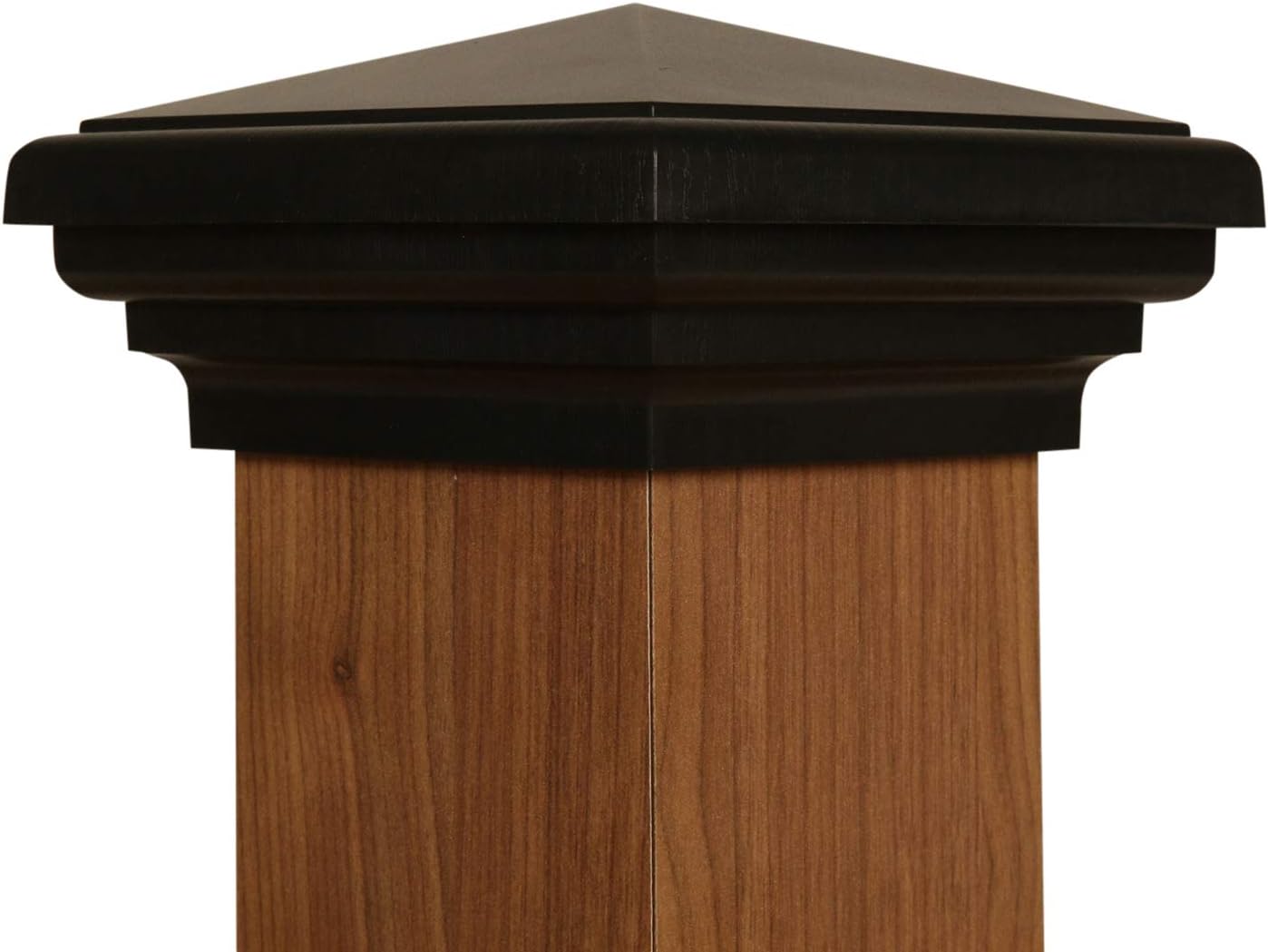 4x4 Black Post Caps (12pack) fits (3.5'x3.5' up to 3.75'x3.75') Post | Black Pyramid 4x4 Deck Post Cap Square Top for 4x4 Fences, Mailboxes & Decks, by Atlanta Post Caps…