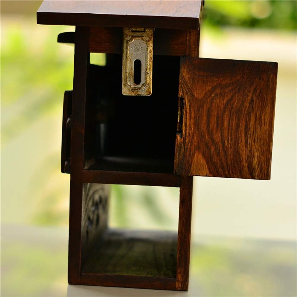 Letterboxes Mailbox Post Box Solid Wood Creative Outdoor Rainproof Mailbox Home Wall Mounted Outdoor