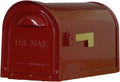 Special Lite Modern Dylan Curbside Mailbox - Wine Aluminum Mailbox for Post Mount - SCD-1008-WIN