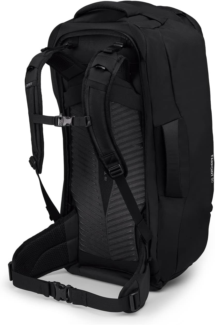 Osprey Farpoint 80L Men's Travel Backpack, Black