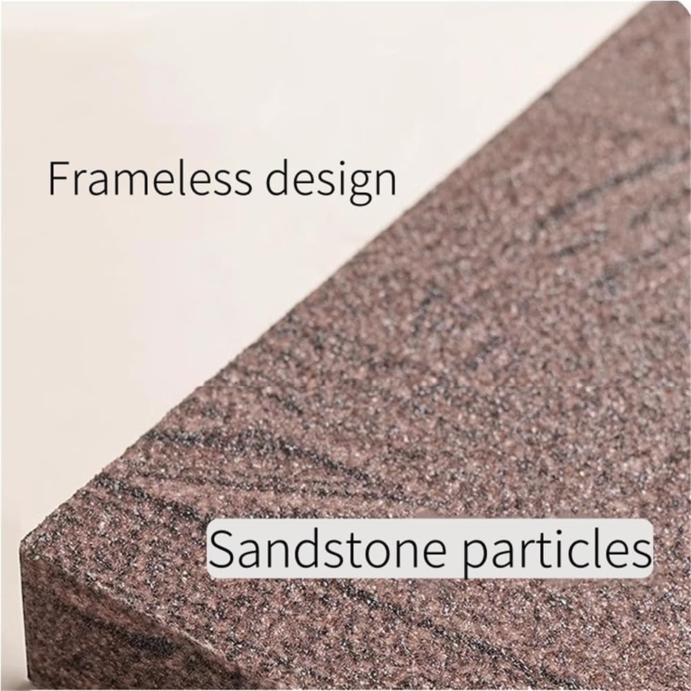 Sichabeixc Abstract Wall Art with LED Lights, Modern Artwork for Walls, Plug-in Power Supply Sandstone Painting, Wall Hanging for Entrance, Living Room, Corridor, Office(C,39.4 * 19.7in)