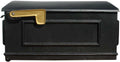 LM-BL Lewiston Cast Aluminum Post Mount Mailbox, Black