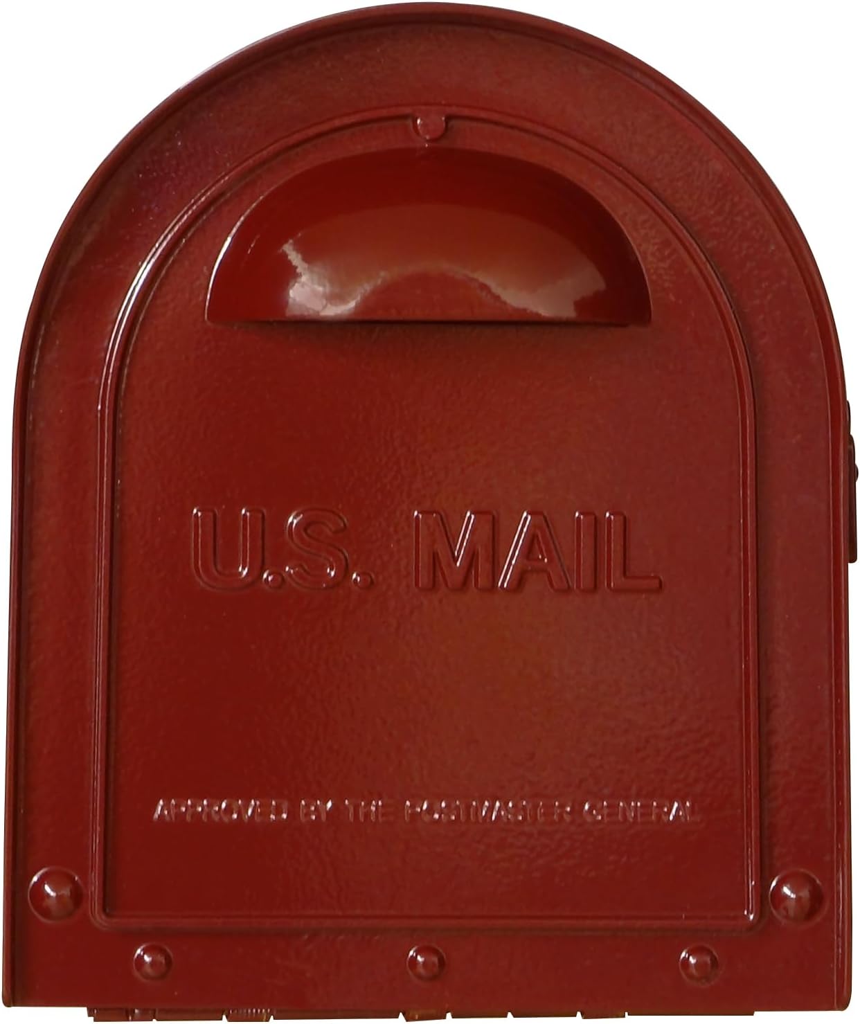 Special Lite Modern Dylan Curbside Mailbox - Wine Aluminum Mailbox for Post Mount - SCD-1008-WIN