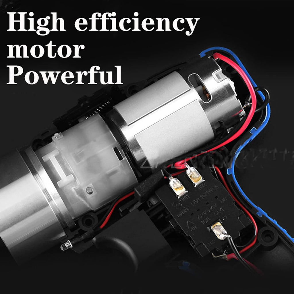 Automatic Pull Riveting Nut Gun, 26V Electric Intelligent Riveter Nut Gun/Ram Gun Rivet Tool M3-M10 with Battery